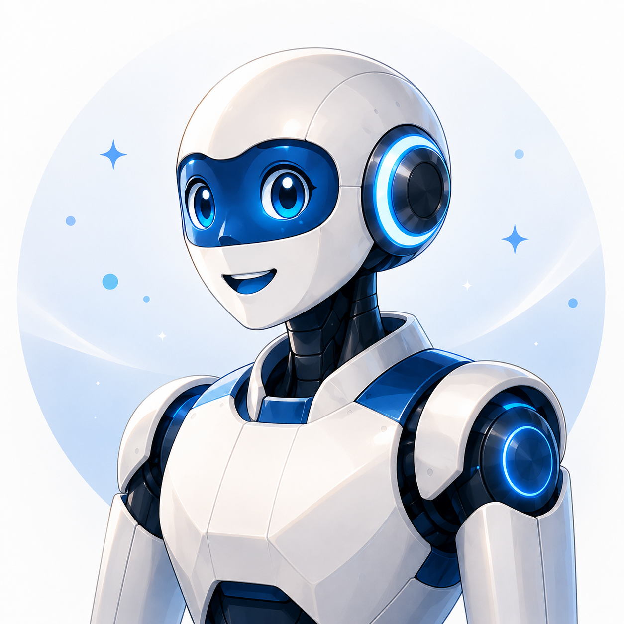 AI従業員を表すロボットのイラスト
